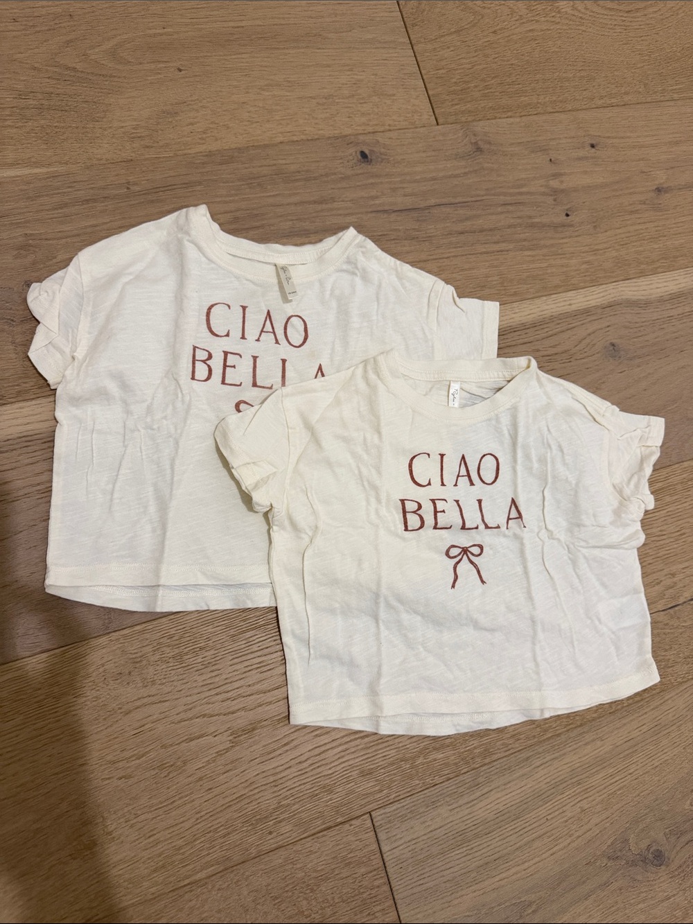 Rylee + Cru “Ciao Bella” Tee Bundle | 18–24M | Matching Set